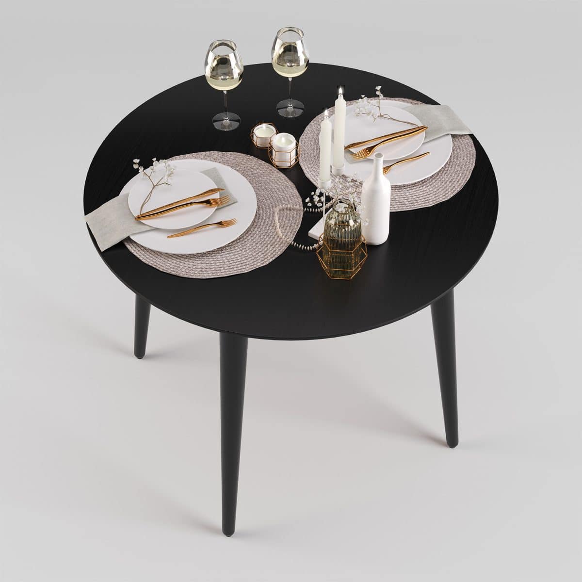 Tisch DAN d-90, schwarz – Bild 7