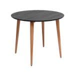 Tisch Dan d-90 HPL Arpa 3408 Losa / schwarz – Bild 3