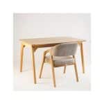 Esstisch Floki 80 × 140 cm, Eiche natur – Bild 3