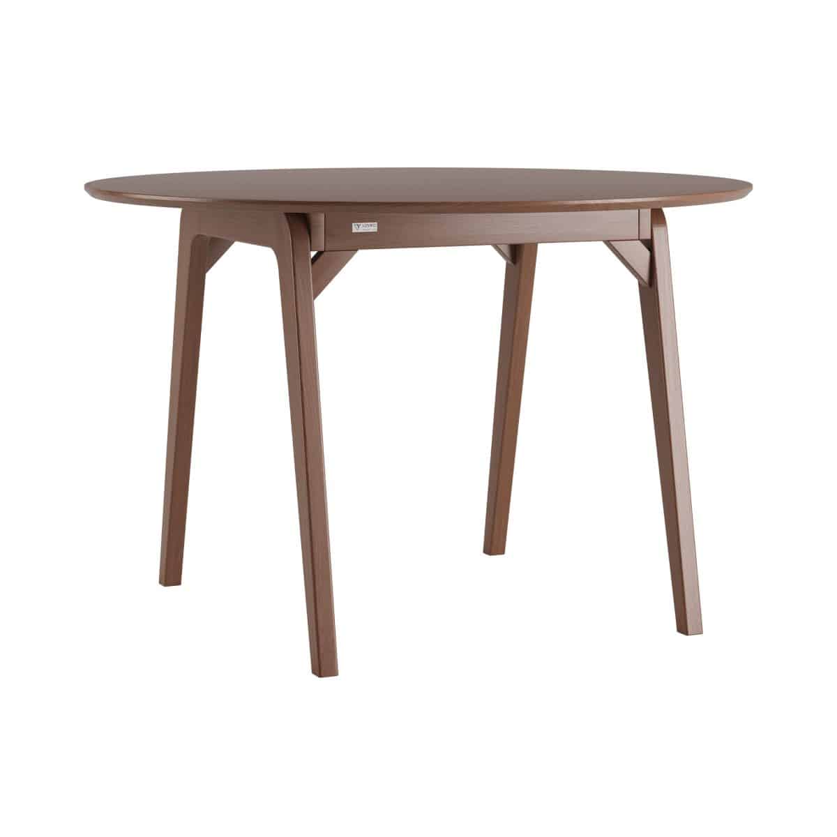 Runder Tisch Floki 120 cm, dunkle Walnuss – Bild 2