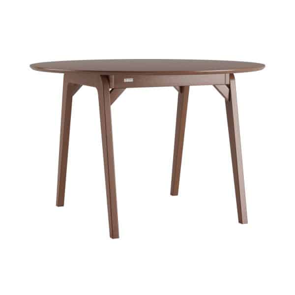 Runder Tisch Floki 120 cm, dunkle Walnuss