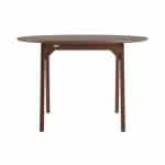 Runder Tisch Floki 120 cm, dunkle Walnuss – Bild 4