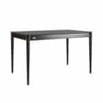 Ausziehbarer Tisch ECLIPSE 130+60 x 80, schwarz