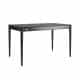 Ausziehbarer Tisch ECLIPSE 130+60 x 80, schwarz