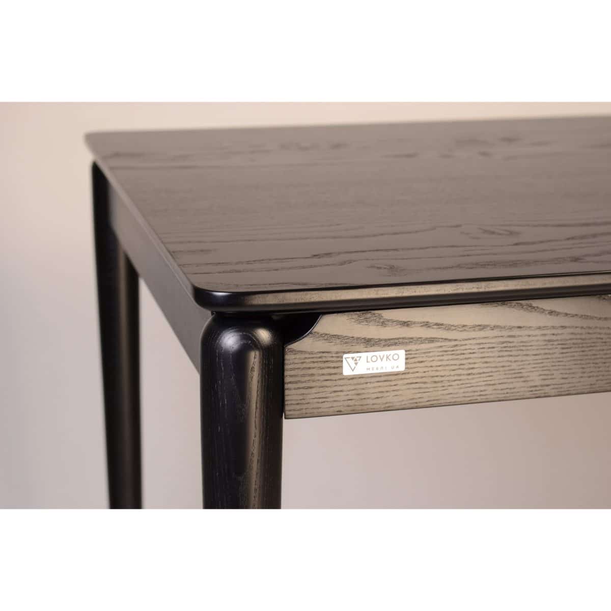 Ausziehbarer Tisch ECLIPSE 130+60 x 80, schwarz – Bild 5