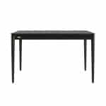 Ausziehbarer Tisch Eclipse 130+60 x 80 schwarz