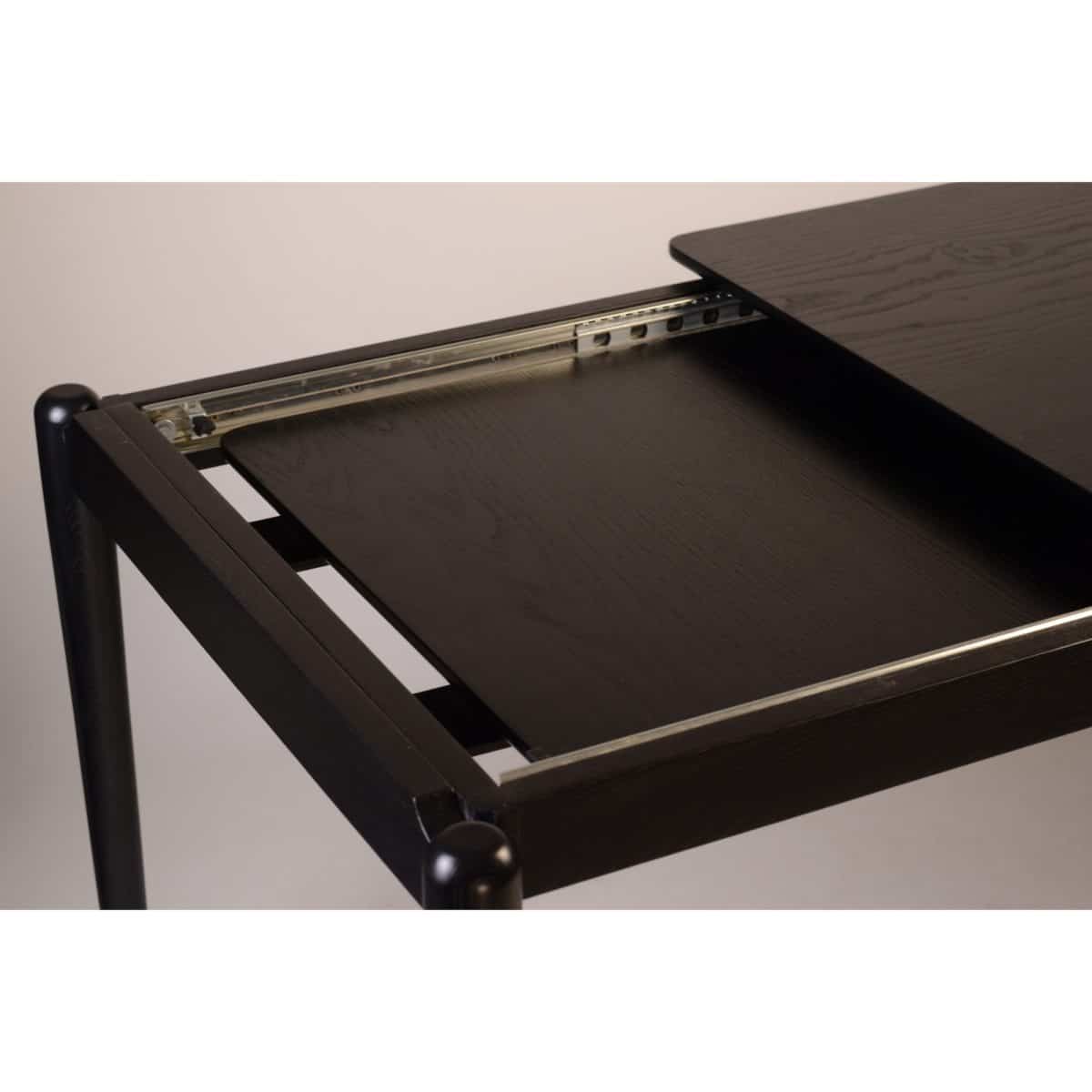 Ausziehbarer Tisch ECLIPSE 130+60 x 80, schwarz – Bild 7