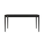 Ausziehbarer Tisch Eclipse 160+60 x 80 schwarz