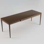Ausziehbarer Tisch ECIPSE 130+60 x 80, Dunkelwalnuss – Bild 4