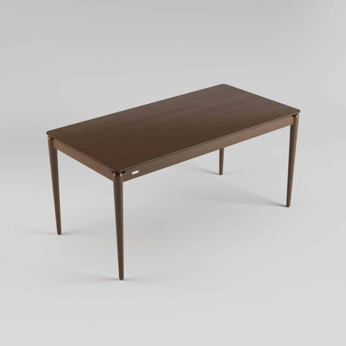 Ausziehbarer Tisch ECIPSE 130+60 x 80, Dunkelwalnuss – Bild 3
