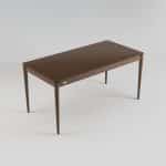 Ausziehbarer Tisch ECIPSE 130+60 x 80, Dunkelwalnuss – Bild 3
