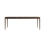 Ausziehbarer Tisch ECIPSE 130+60 x 80, Dunkelwalnuss – Bild 8