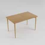Ausziehbarer Tisch SILVA 130+40 x 80, Esche natur – Bild 3