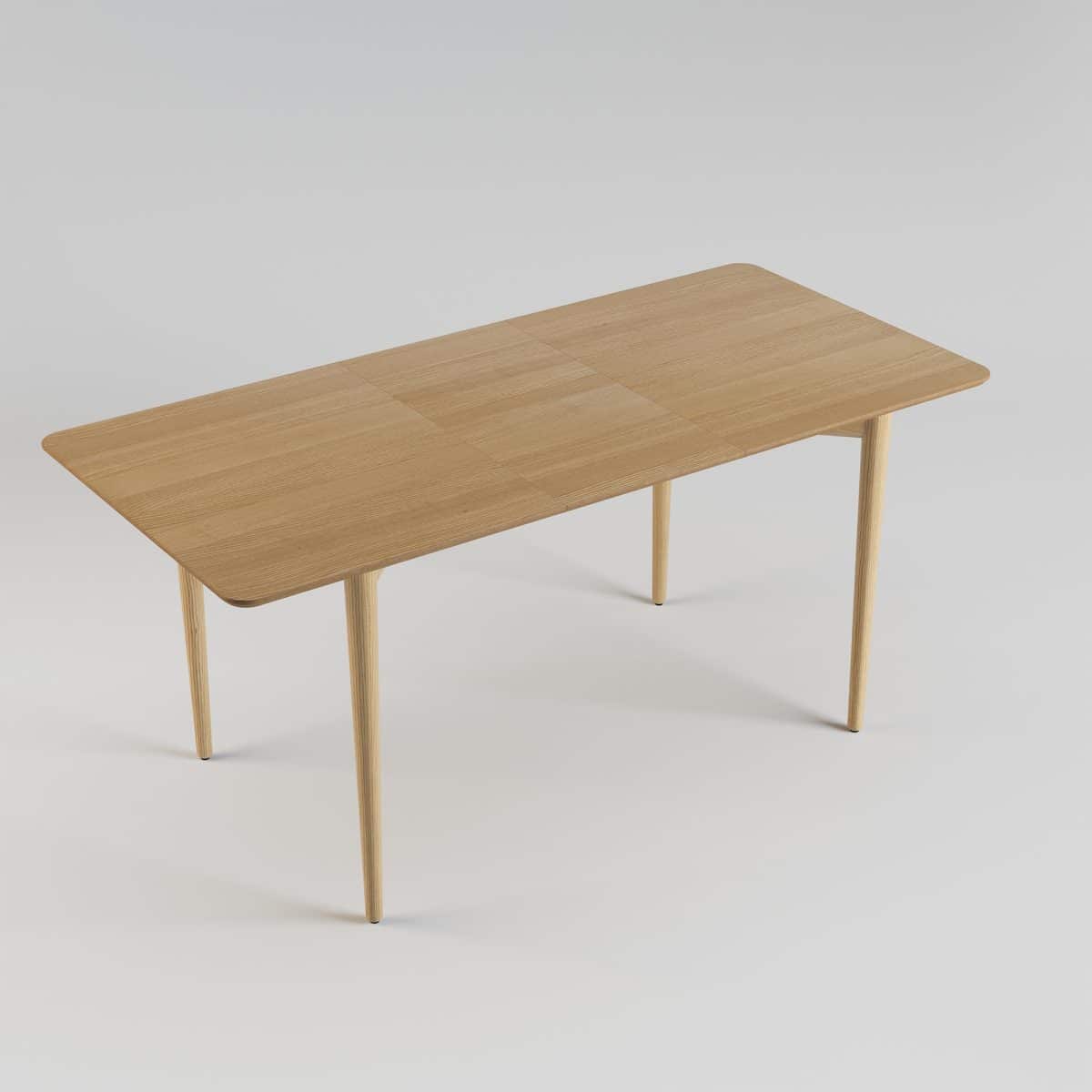 Ausziehbarer Tisch SILVA 130+40 x 80, Esche natur – Bild 4