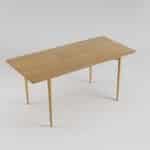 Ausziehbarer Tisch SILVA 130+40 x 80, Esche natur – Bild 4
