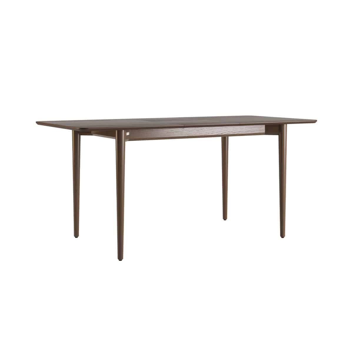 Ausziehbarer Tisch SILVA 130+40 x 80, Dunkelnuss – Bild 6