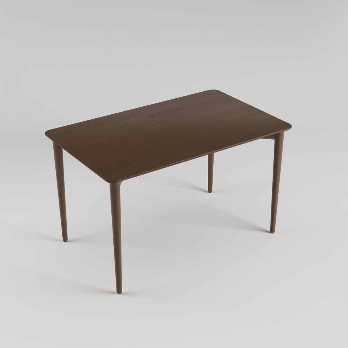 Ausziehbarer Tisch SILVA 130+40 x 80, Dunkelnuss – Bild 3