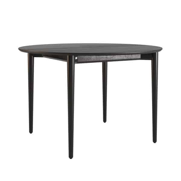Ausziehbarer Tisch Silva d-120+40 schwarz