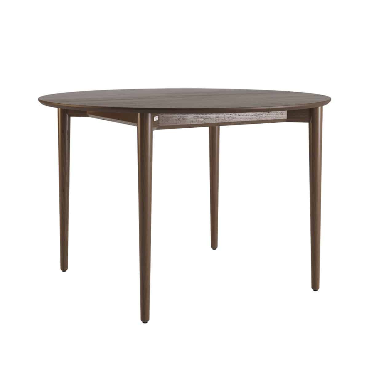 Klappbarer Tisch Silva d-120+40 Dunkelnussbaum – Bild 2