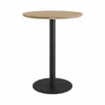 Tisch Soul d-60 schwarz / naturbelassenes Eichenholz