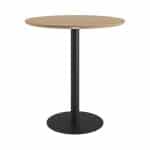 Tisch Soul d-60 schwarz / naturbelassenes Eichenholz – Bild 4