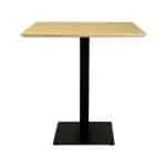 Tisch Tetra 60 x 60 schwarz / natürliche Eiche – Bild 4