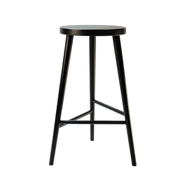 Barhocker Nr. 3, schwarz