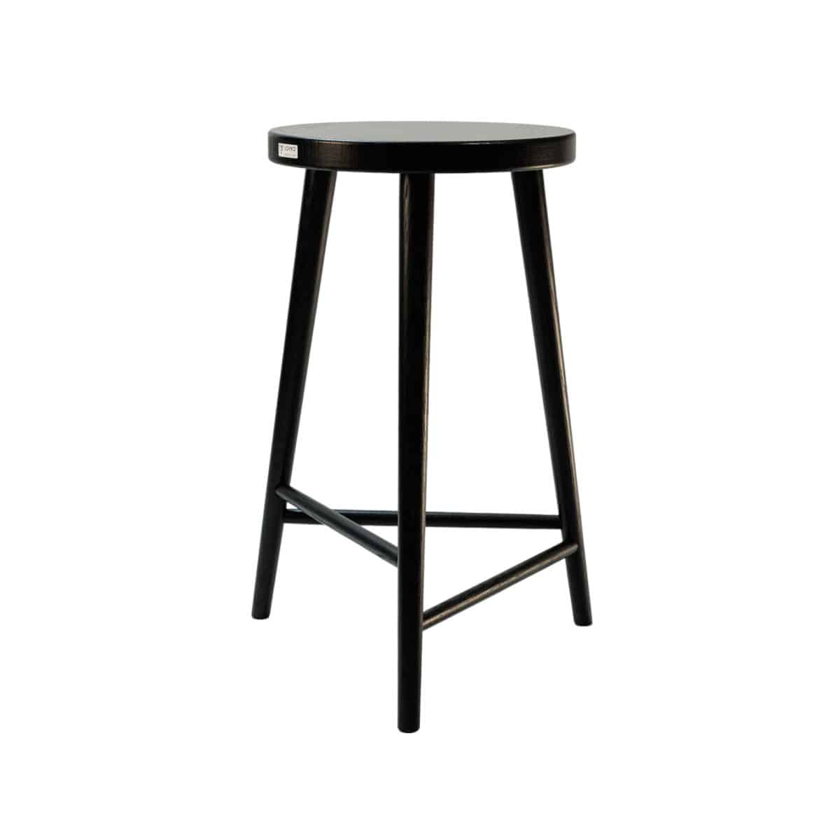 Halbhoher Barhocker Nr. 3, schwarz – Bild 11