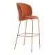 Barstuhl Lilo Exclusive Terracotta Velvet