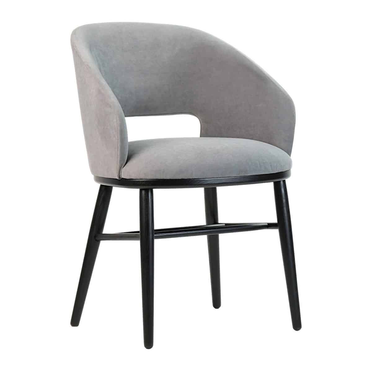 Stuhl Dolphin schwarz / Dream Velvet 202.17 – Bild 2