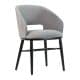 Stuhl Dolphin schwarz / Dream Velvet 202.17