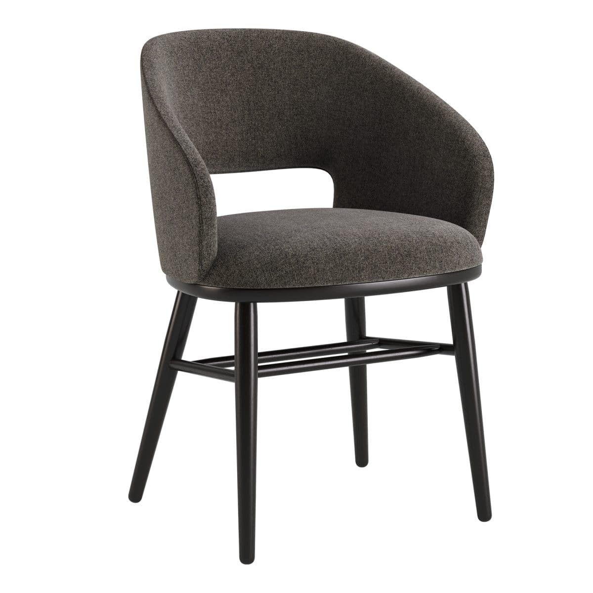 Stuhl Dolphin schwarz / Dream Velvet 202.17 – Bild 4