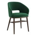 Stuhl Dolphin Dunkelwalnuss / Venus Velvet 2940