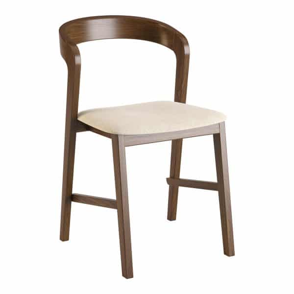 Stuhl Floki, dunkel nussbaum