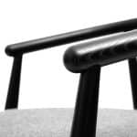 Stuhl Mamont, schwarz – Bild 3