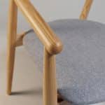 Stuhl Mamont, Esche natur – Bild 6