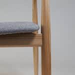 Stuhl Mamont, Esche natur – Bild 9