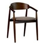 Stuhl Mamont Semi-Soft, dunkle Walnuss