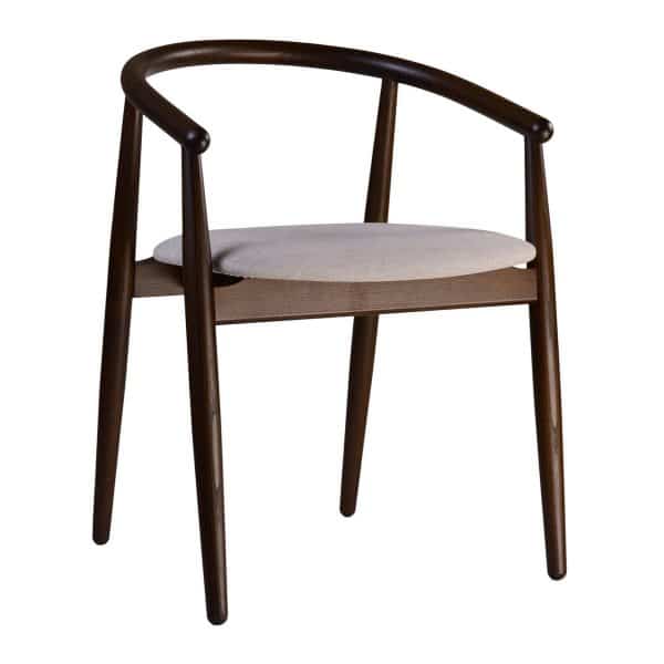 Stuhl Mamont, dunkle Walnuss