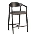 Halbhoher Stuhl Mamont semi-soft schwarz / Austin 19