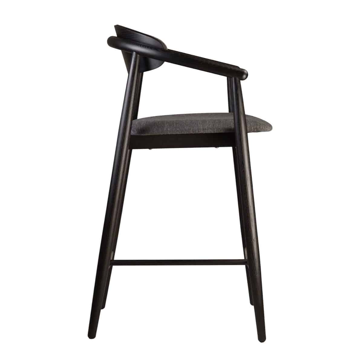 Thekenstuhl MAMONT Semi-soft, schwarz – Bild 10