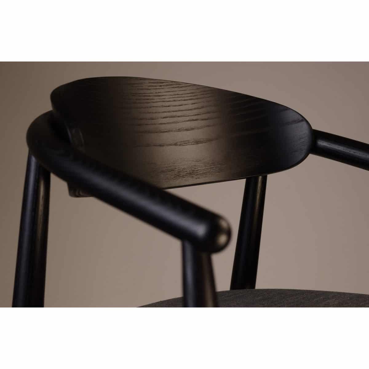 Thekenstuhl MAMONT Semi-soft, schwarz – Bild 5