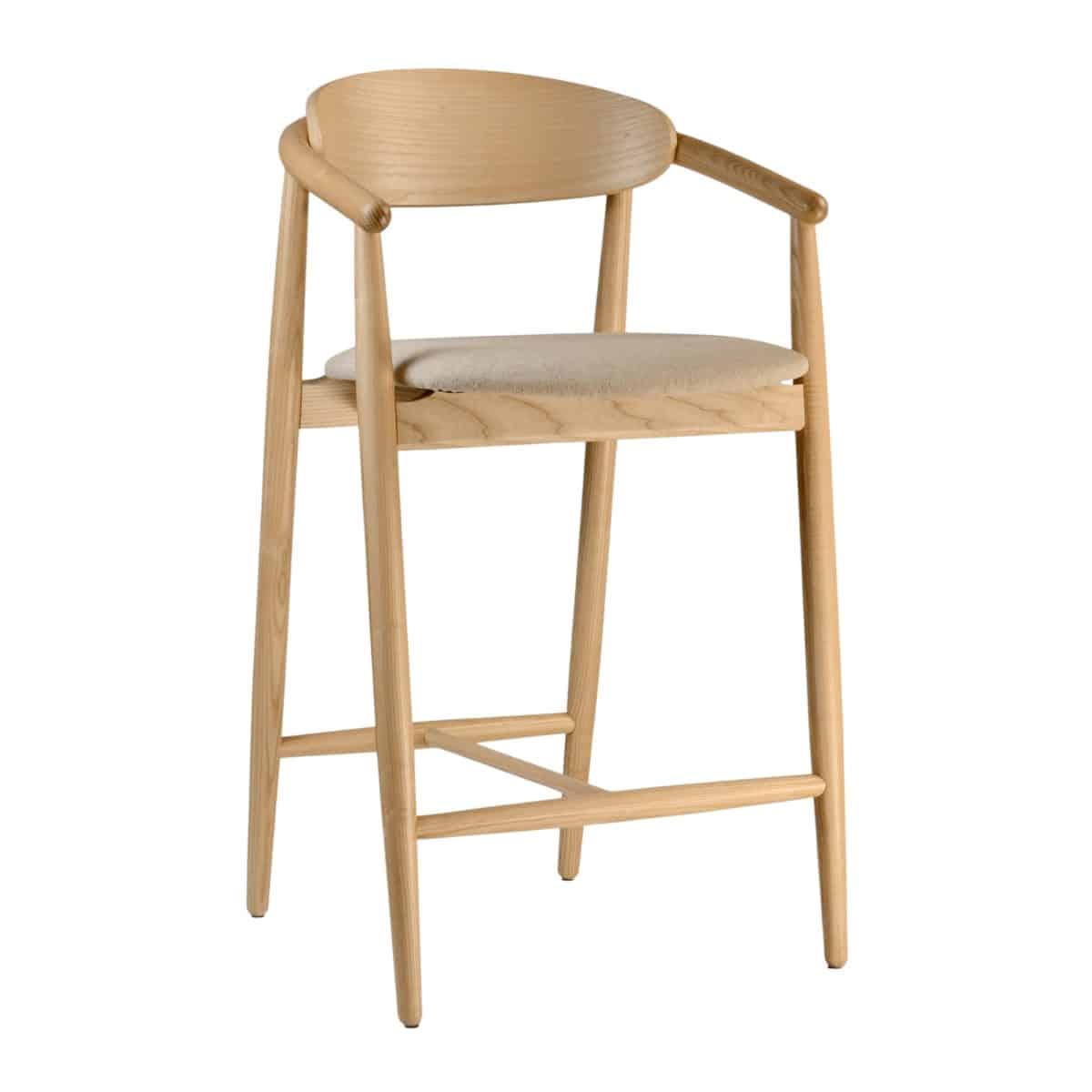 Thekenstuhl MAMONT Semi-soft, Eiche natur – Bild 2