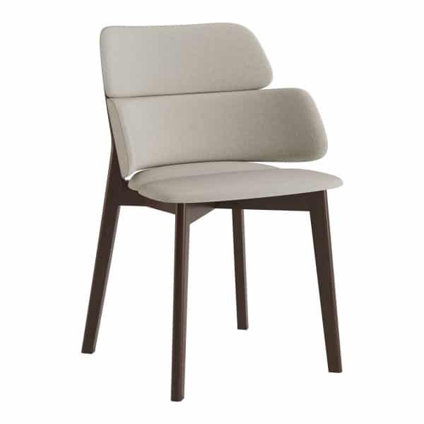 Stuhl Swan dunkle Nuss / Martin 02