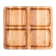 Schale ORGANISER mit 4 Abteilungen, 20 x 23 cm
