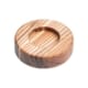 Kerzenhalter aus Holz KREIS hell,  Ø 7 cm